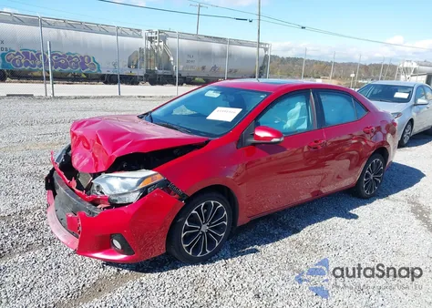 2014 Toyota Corolla S Premium из США, поврежденный, VIN 5YFBURHE6EP051209